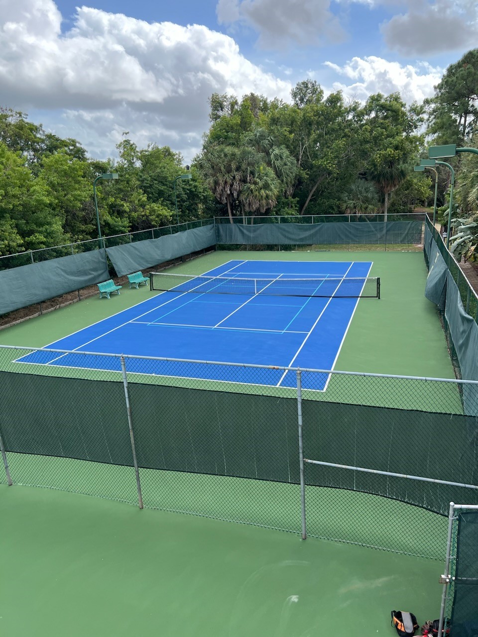 BEFORE - Tennis Court Lighting Upgrade 