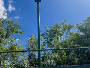 CLOSE UP - Tennis Court Lighting Upgrade 